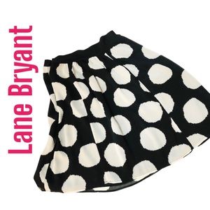 Lane Bryant Polka Dot Sz 14/16 Skirt